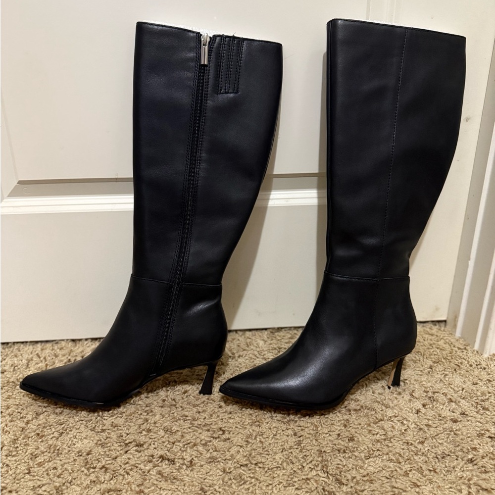 Steve Madden Black Heeled Boots